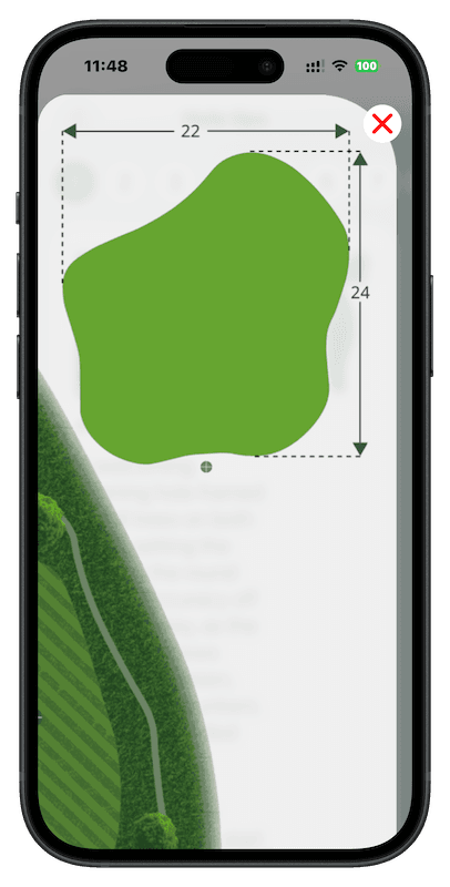 The Golf App geo-pin